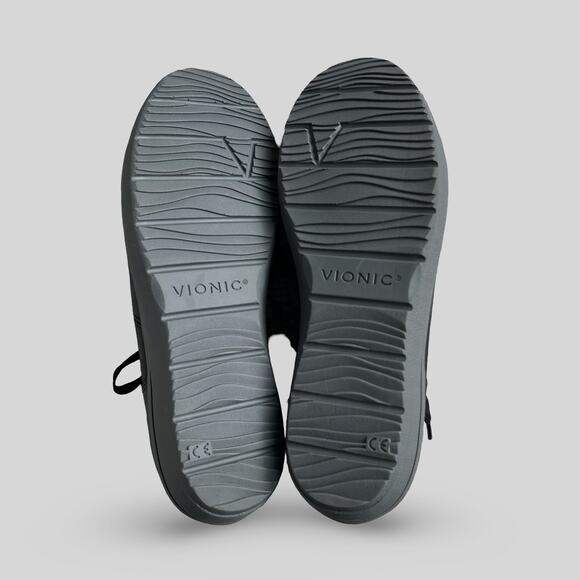 Vionic Abigail Black Nubuck Sneakers - Picture 7 of 9